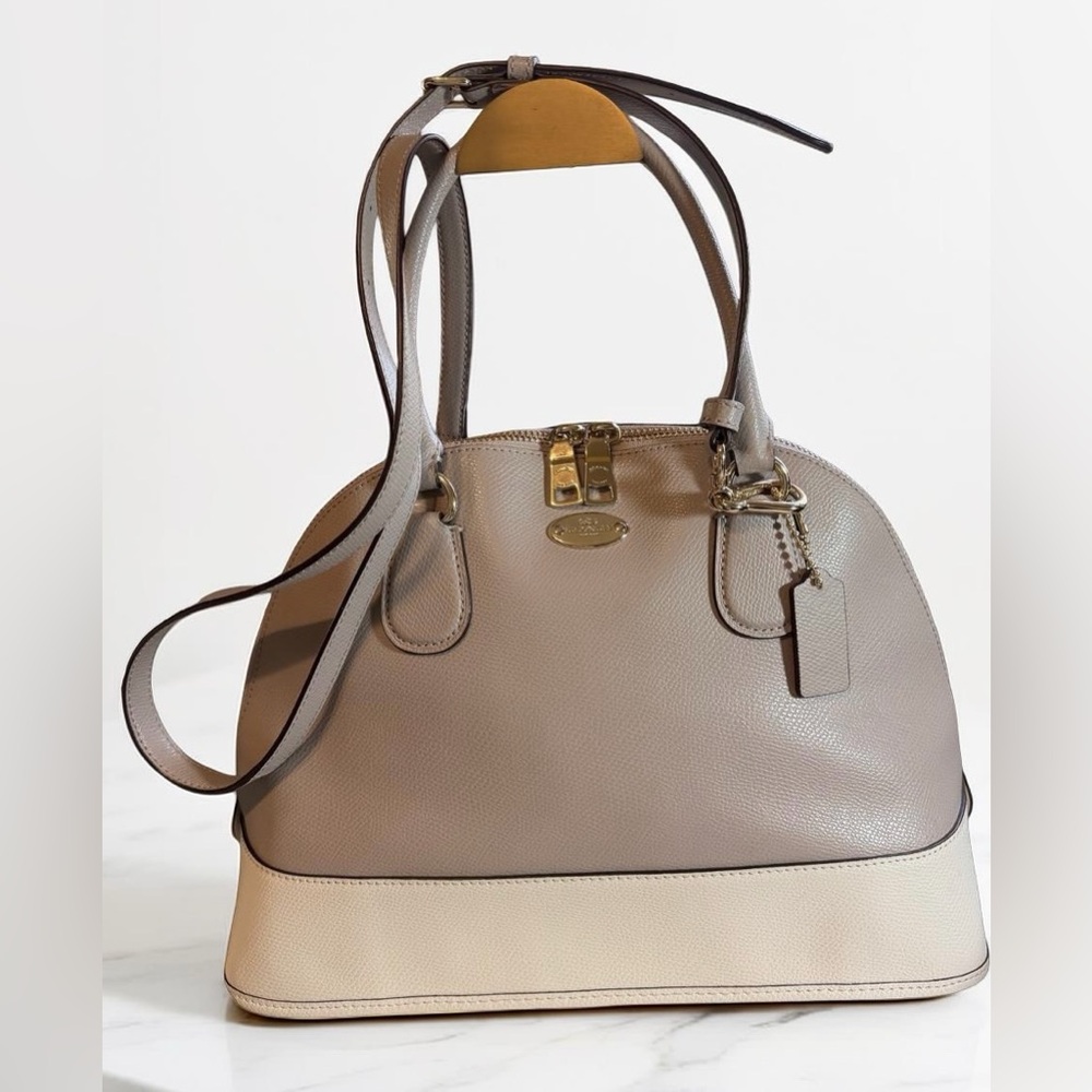 ❌❌SOLD SOLDCoach Crossgrain Leather Cora Domed Satchel